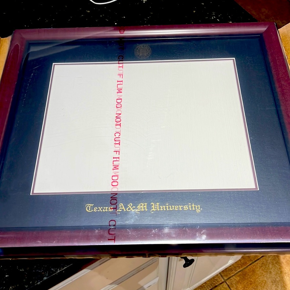 Texas A&M Graduate Degree Diploma Frame